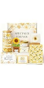 Thank You Gifts for Women, Teacher Appreciation Gifts, Employee Appreciation Gift for Coworkers Employees Teachers Nurse Secretary w Thanks Cards, Awesome Glass Cup