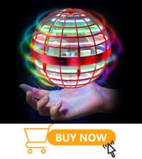 2025 Flying Orb Ball Toy,Cosmic Globe Boomerang Hover Ball Galactic Fidget Spinner, Hand Drone Orbit, Cool Toys Gift for 6 7 8 9 10+ Year Old Boys Girls Teens Outdoor Toys(Blue)