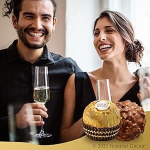 Ferrero Collection Fine Assorted Confections, Premium Chocolate Variety Pack with Ferrero Rocher, Raffaello, and Rondnoir, 6.1 oz, Gift Box for Sharing with Family and Friends