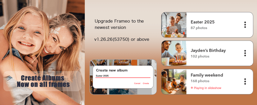 Digital Picture Frame, 10.1'' Frameo Digital Frame Wifi, 32GB Memory, 1280*800 HD Touch Screen Digital Photo Frame, Wall Mountable, Auto-Rotate, Share Instantly, Wedding, Birthday Gifts for Women, Mom