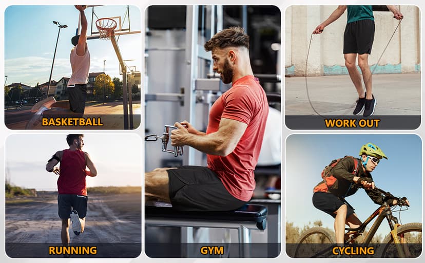 3 Pack Men's 2 In1 Gym Shorts Men with Pockets 7 inch Workout Shorts Men Running Shorts with Liner&Towel Loop