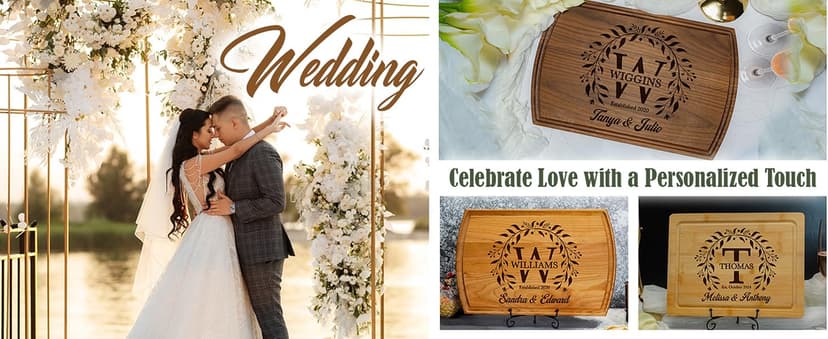 Personalized Home Sweet Home Cutting Board – Custom Engraved Wooden Board – Housewarming Gift, New Home Gift, Realtor Closing Gift, Wedding, Anniversary, Christmas, Bridal Shower Present