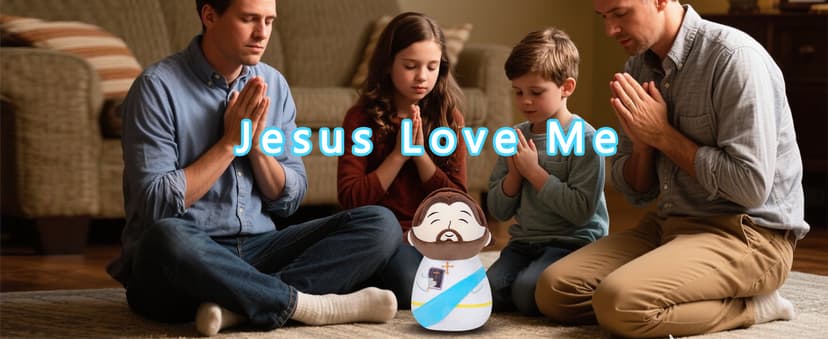 Jesus Stuffed Animal Religious Gifts - My Friend Jesus Plush Doll First Communion Stuffed Animal Bible Pillow Book Perfect for Kids' Gift Toy Pillows Blue 11 Inch