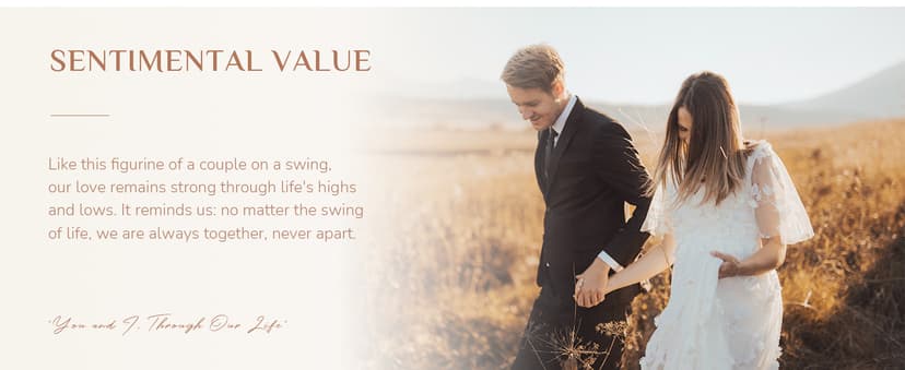 Anniversary Couple Gifts Figurine - Romantic in Love Statue Engagement Wedding Valentines Day Birthday Gift for Her Girlfriend Wife Parents