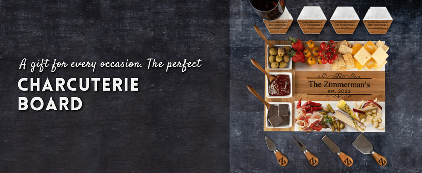 Personalized Charcuterie Board, Marble Cheese Boards for Bridal Shower Gifts, Perfect Housewarming Gifts for Couples, Custom Wedding Gifts, New Home Gift for Christmas