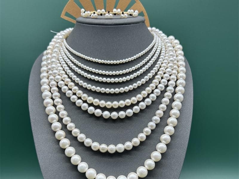 Birthday Gifts for Women Wife -Mothers Day Gifts for Mom-Valentines Day Gifts for Her-Wedding Gifts Anniversary Jewelry-Pearl Necklace Luxury Jewelry Gift