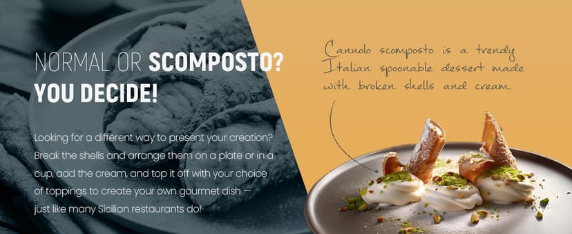 Cannoli, Gourmet Cookies. Biscotti DIY - Cannoli Experience, GIFT basket, Biscotti Italian Cookies, European Cookie, Prime Gifts for Christmas, for Friend, Women, Men or Grandma. CRAFT Your Sicilian Cannoli at Home!