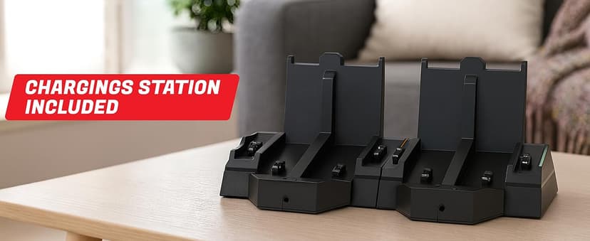 ArmoGear Set of 4 Laser Tag Guns with Vests - Laser Tag Set for Kids and Adults - Toy Guns with 150 ft Range, Night Vision, Invisibility Mode - Battery Operated - Multiplayer Outdoor Game for Ages 8+