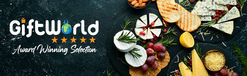 Cheese Gift Baskets Assortment Bundle with 5 items - Gourmet Food Gifts for Men and Women, Food for Charcuterie Board, Cheese Sampler for Corporate and Family Occasions, Thanksgiving and Christmas Gifts