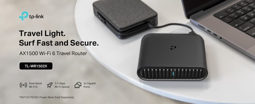 TP-Link Ultra-Portable Wi-Fi 6 AX1500 Travel Router TL-WR1502X | Easy Public WiFi Sharing | Hotel/RV/Travel Approved | Phone WiFi Tether | USB C Powered | Multi-Mode | Tether App | Durable Design