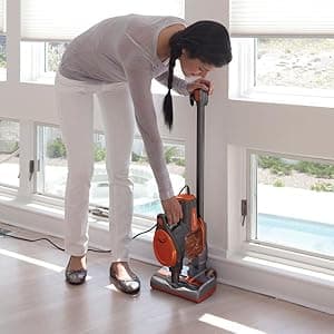 Shark HV302 Rocket Pet Corded Stick Vacuum, Lightweight with Swivel Steering for Carpets & Hard Floors, Converts to Hand Vacuum, Includes Crevice Tool, Pet Multi-Tool & Precision Duster, Orange