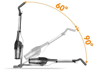 Vazone R6X Corded Stick Vacuum Cleaners for Home, 30Kpa Powerful Suction Stick Vacuum with 16Ft Cord, 2 in 1 Lightweight Handheld Vacuum Cleaner for Hardwood Floor Pet Hair