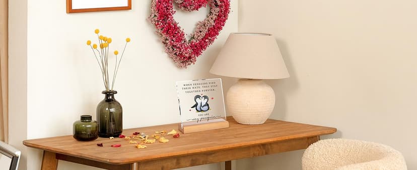 SteadStyle Gifts for Him Her Boyfriend Girlfriend - Wedding Anniversary Acrylic Plaque Gifts for Men Women, Birthday Gift for Wife Husband Couple, Wedding Gift, Valentines Day, Christmas, Mothers Day