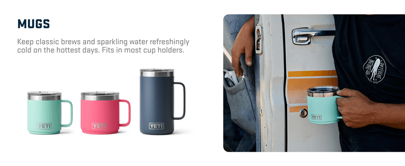 YETI Rambler 20 oz Stainless Steel Vacuum Insulated Tumbler w/MagSlider Lid