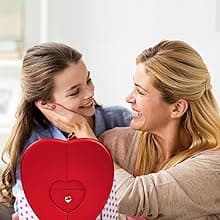 Preserved Real Rose with I love you Necklace 100 Languages, Gifts for Girlfriend, Women, Mom, Wife, Gifts Idea on Christmas, Valentine's Day, Mother's Day, Birthday, Anniversary, Thanksgiving