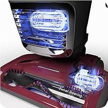 Kenmore BU3040 Intuition Bagged Upright Vacuum Lightweight Cleaner 2-Motor Power Suction with HEPA Filter, 3-in-1 Combination Tool, Handi-Mate for Carpet, Floor, Pet Hair, Red w/No Lift-up