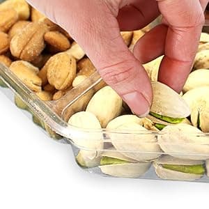 Holiday Nuts gift Basket - Delicious Mixed Cravings Gourmet Collection, Features 7 Sectional Platter with Freshly Roasted Nuts, Christmas Gift Basket for Men and Women.