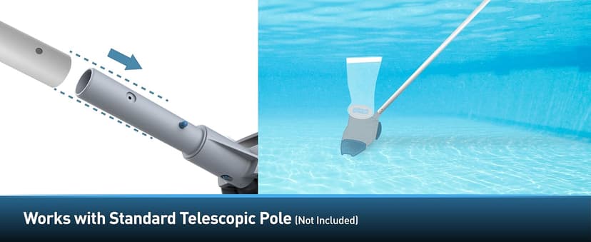 KOKIDO Rechargeable Heavy Duty Pool Leaf Vacuum Cleaner, Commercial Power Suction for Pool Closing, Standard and Fine Filter Bags, for Larger Leaves and Debris, Inground and Above Ground Pools XV910