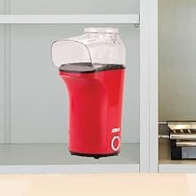 DASH Hot Air Popcorn Popper Maker with Measuring Cup to Portion Popping Corn Kernels + Melt Butter, 16 Cups - Aqua