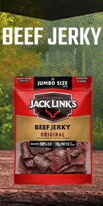 Jack Link's Beef Jerky Gift Basket Variety Pack - Includes Jerky, Meat Sticks, and Beef Steaks, Great Gift for Men, Perfect Hunting Trip Snacks, 15-Piece Assorted Meat Snack Pack