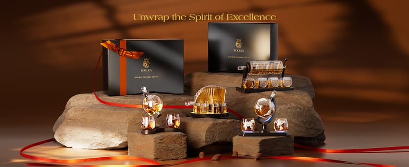 Kollea Blackjack Whiskey Decanter Set, 37.2 Oz Casino Style Decanter with 4 Glasses, Liquor Dispenser, Funny Birthday Gifts for Men Dad, Him, Boyfriend, Poker Game Night Essentials, Bar, Party Decor