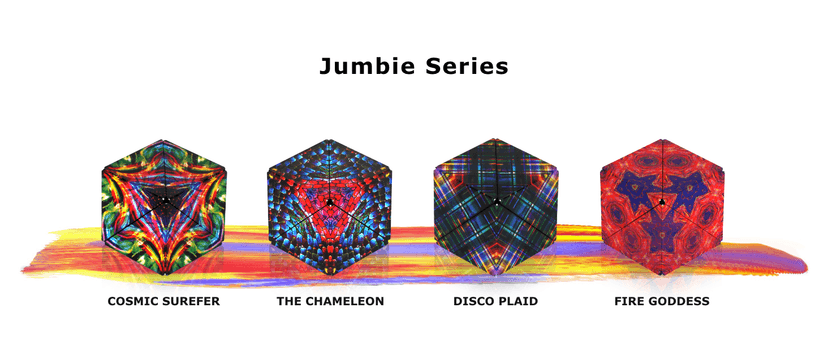 Shashibo Shape Shifting Box - Award-Winning Fidget Toy w/ 36 Rare Earth Magnets - Fidget Cube Transforms Into Over 70 Shapes, Sensory Toy Gift for Kids, Teens, and Adults (Spaced Out)