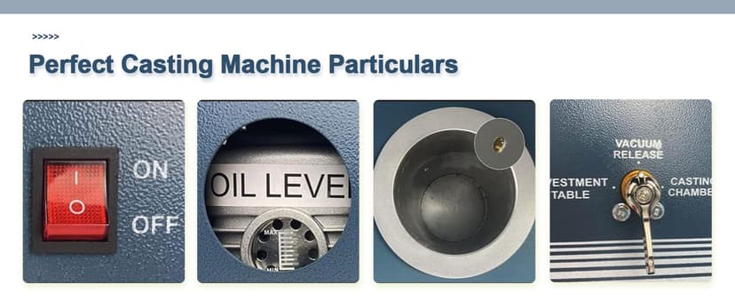 HAADID Vacuum Investing Casting Machine 2L - Vacuum Casting Machine with 3 CFM Pump & Bell Jar for Jewelry Casting Molds Processing 110V CM01