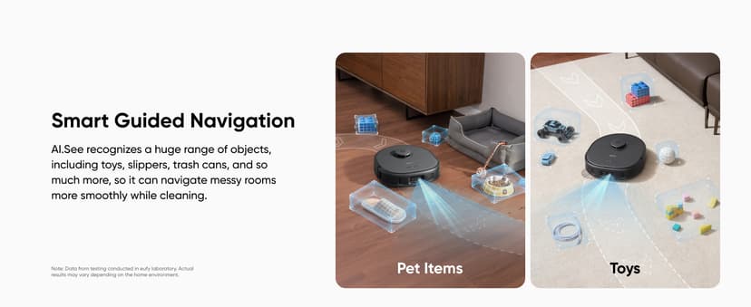 eufy X10 Pro Omni Robot Vacuum and Mop Combo, Incredible Suction, Dual Mops with 12 mm Auto-Lift and Carpet Detection, AI Obstacle Avoidance, Auto Mop Washing&Drying, Self-Emptying, Self-Refilling