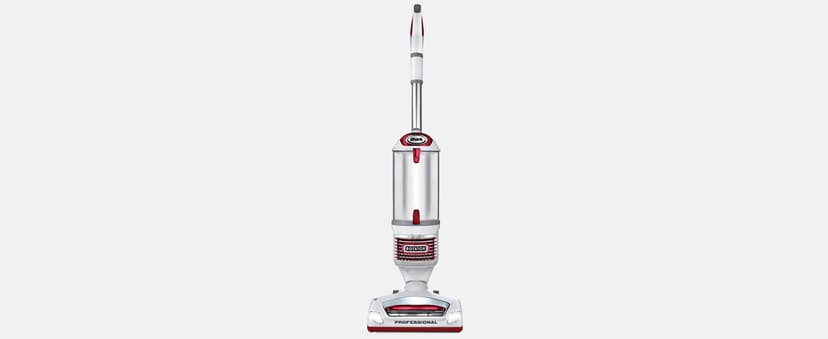 Shark NV501 Rotator Professional Lift-Away Upright Vacuum with HEPA Filter, Swivel Steering, LED Headlights, Wide Upholstery Tool, Dusting Brush & Crevice Tool, White/Red