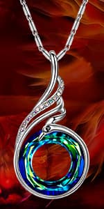 Kate Lynn ♥ Rise From the Ashes Phoenix Bracelet Made with Crystals from Austria, Adjustable Slider Bracelet for Women, Packaged with Jewelry Box, Birthday Gift for Women, Symbol of Luck and Renewal