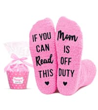 HAPPYPOP Gifts for Mother in Law - Mothers Day Socks Keychain with Greeting Card, Mom in Law Birthday Gifts Christmas Stocking Stuffers