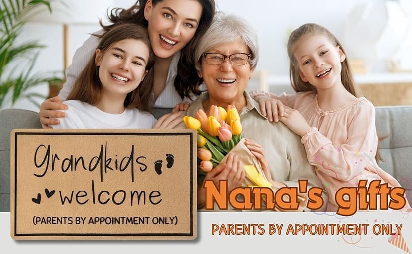 Gifts for Grandma Grandpa,Christmas Nana Gifts for Grandma,Nana and Papa Gifts,Grandparents Gifts from Grandkids Granddaughter,Birthday Gifts from Grandkids-Grandkids Welcome