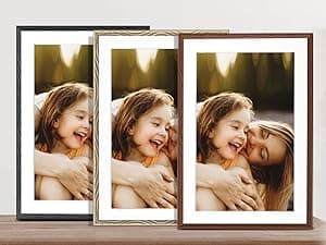 Digital Picture Frame, 10.1'' Frameo Digital Frame Wifi, 32GB Memory, 1280*800 HD Touch Screen Digital Photo Frame, Wall Mountable, Auto-Rotate, Share Instantly, Wedding, Birthday Gifts for Women, Mom