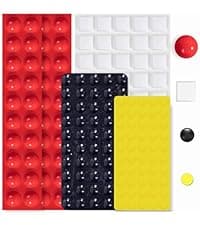 Bump Dots for Visually Impaired 165 Pcs Combo Pack(Red,Yellow,Black,White) - Low Vision Aids Braille Stickers Raised Tactile Dots for Elderly, Blind