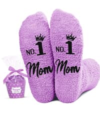 HAPPYPOP Gift Idea for Him - Gifts for New Dad Son Brother, Funny Men Socks Fathers Day