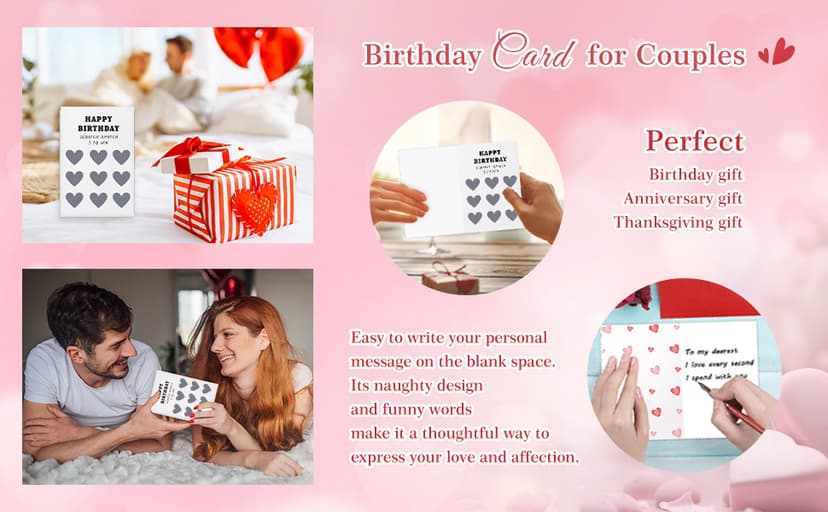 WhatSign Funny Birthday Card for Boyfriend - Husband Scratch off Birthday Card with Envelope- Hilarious and Interactive Gift for Men Women Her Him Husband Boyfriend