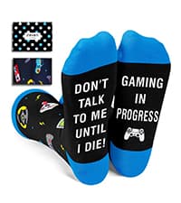 Gamer Gifts for Teens Boys - Baseball Hockey Football Basketball Gifts, Gaming Socks for Adult, Kids 4-18 Years