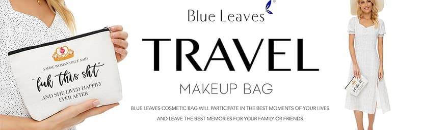 Luck This S-hit - Fun Birthday Gifts for Women - Makeup Travel Case/Bag, Anniversary Present, Commemorative/Retirement Gift