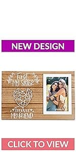 You're My Person Best Friends Picture Frame - Friend Birthday Gift for Women, BFF, Bestfriend, Besties - Long Distance Friendship for Soul Sisters, Big Sis - 4x6 Inches Cute Photo