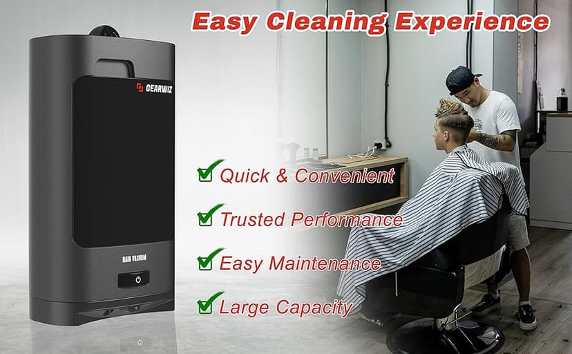 1400W Touchless Automatic Vacuum Dustpan – Motion Sensor Hands-Free Electric Dustpan for Pet Hair Dirt & Debris – Powerful and Energy Efficient Cleaning Solution for Home Kitchen & Office