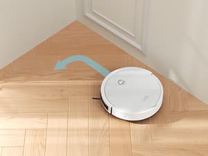 ILIFE V2 Robot Vacuum Cleaner, Tangle-Free Suction, 120 Mins Runtime, Slim, Self-Charging Robotic Vacuum Cleaner, Ideal for Pet Hair and Hard Floors