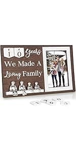 Tin Rose 10th Anniversary for Her Gift - Tin Gift 10 Year Wedding Anniversary for Wife Couples, Solid Pure Casted Everlasting Rose Tenth Decoration Aluminum for Him