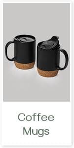 DOWAN Coffee Mugs, 15 oz Mug Set of 2, Large Ceramic Coffee Mug with Cork Bottom and Spill Proof Lid for Mom Dad, Big Mug for Latte Tea, Matte Grey