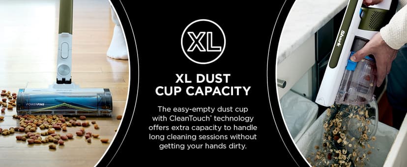 Shark PowerPro Flex Pet Plus Cordless Vacuum, FloorDetect Technology, MultiFLEX Wand, HEPA Filter, for Carpets & Hard Floors, Up to 50-Minute Runtime, Powerful Pet Hair Pickup, Olive, IZ387H