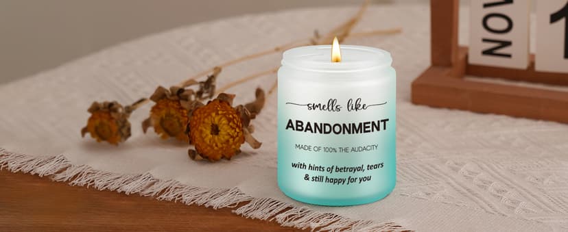 GSPY Scented Candles - Friends Moving Away, Coworker Leaving Ideas, Funny Retirement Gifts for Women, Men - Goodbye, Going Away, Farewell Gifts for Coworkers, Boss, Work Bestie, Woman, Best Friend