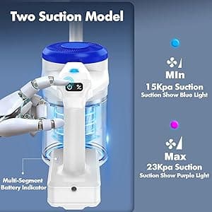 Cordless Vacuum Cleaner for Home, 23KPa Powerful Suction, Anti-Wrap Brush Roll & 5 LED Lights for Dark Corners, 35-Min Runtime, 2.6lb Lightweight Stick Vacuum for Hardwood