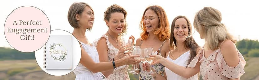 Your Perfect Day Wedding Planner Book and Organizer - Wedding Planner Book - Bridal Planning Binder with Countdown Calendar - Bride Gifts - (FLORAL)