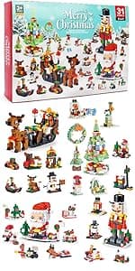 PARSUP Multifunctional Non-Woven Christmas Bags for Gifts Wrapping Shopping - Treat Bags with Handles, Xmas Party Supplies