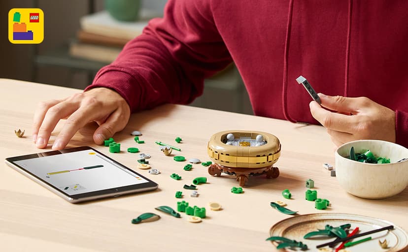 LEGO Botanicals Lucky Bamboo Building Set - Artificial Plant for Indoor Home Décor, Adults Ages 18+ - Fake Plant Decoration for Table, Desk, Office - Gift for Birthdays - 10344