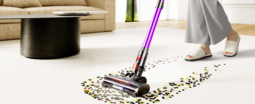 Cordless Vacuum Cleaner, 550W/45Kpa/60Mins Stick Vacuum, Anti-Tangle Vacuum Cleaners for Home with Self-Standing, LDE Display, 8-in-1 Wireless Vacuum for Carpet Pet Hair Hardfloor